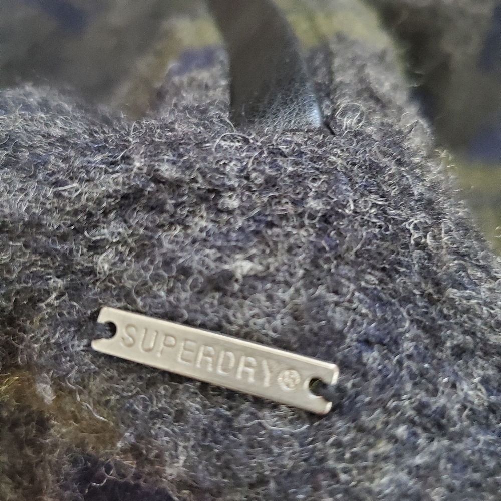 SUPERDRY Evie  wool bomber. Size medium - Picture 14 of 15